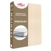 Prześcieradło Frotte PREMIUM na wysoki materac 120x200 na gumkę wz. 047 jasny beż